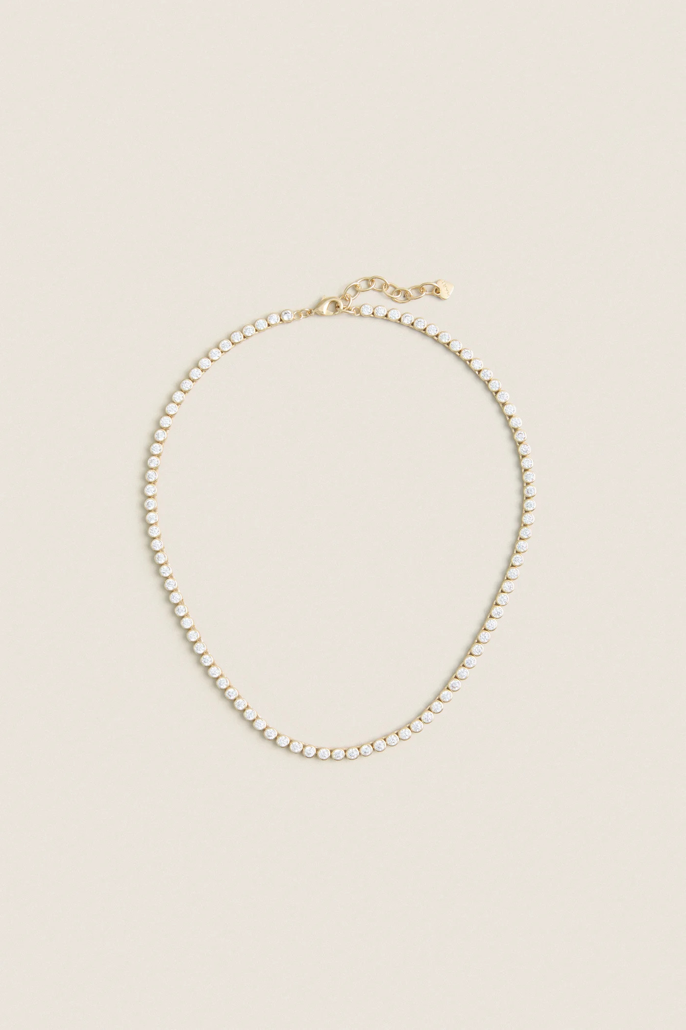 Bezel Tennis Necklace | Tuckernuck (US)