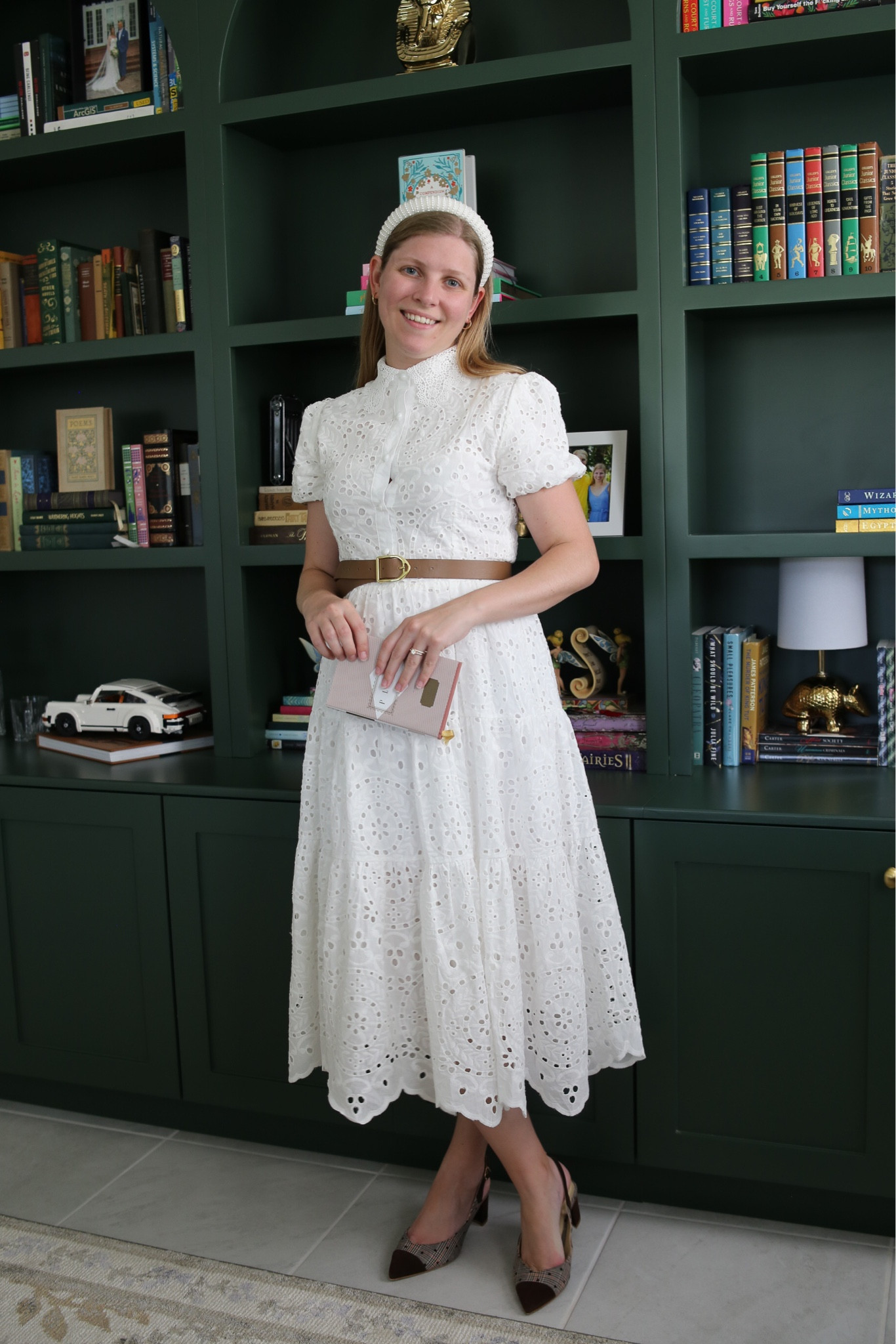 Summer to Fall transition tips. 
Add brown and tweed accessories to your white summer dresses for an easy transition  

#LTKSeasonal #LTKstyletip