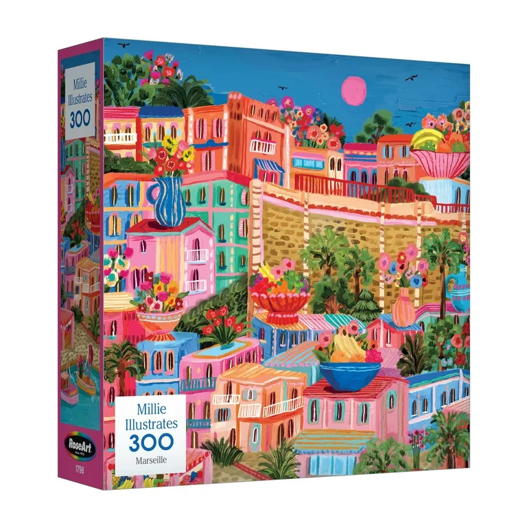 RoseArt Modern Illustrations 300-Piece Marseille Adult Interlocking Puzzle | Walmart (US)