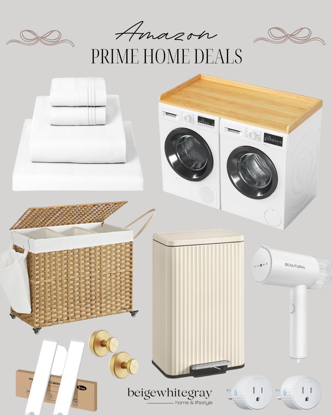Spruce up your home with these Prime Home Deals! From laundry solutions to comfy bedding, these items will elevate your space. #HomeDeals #AmazonFinds
