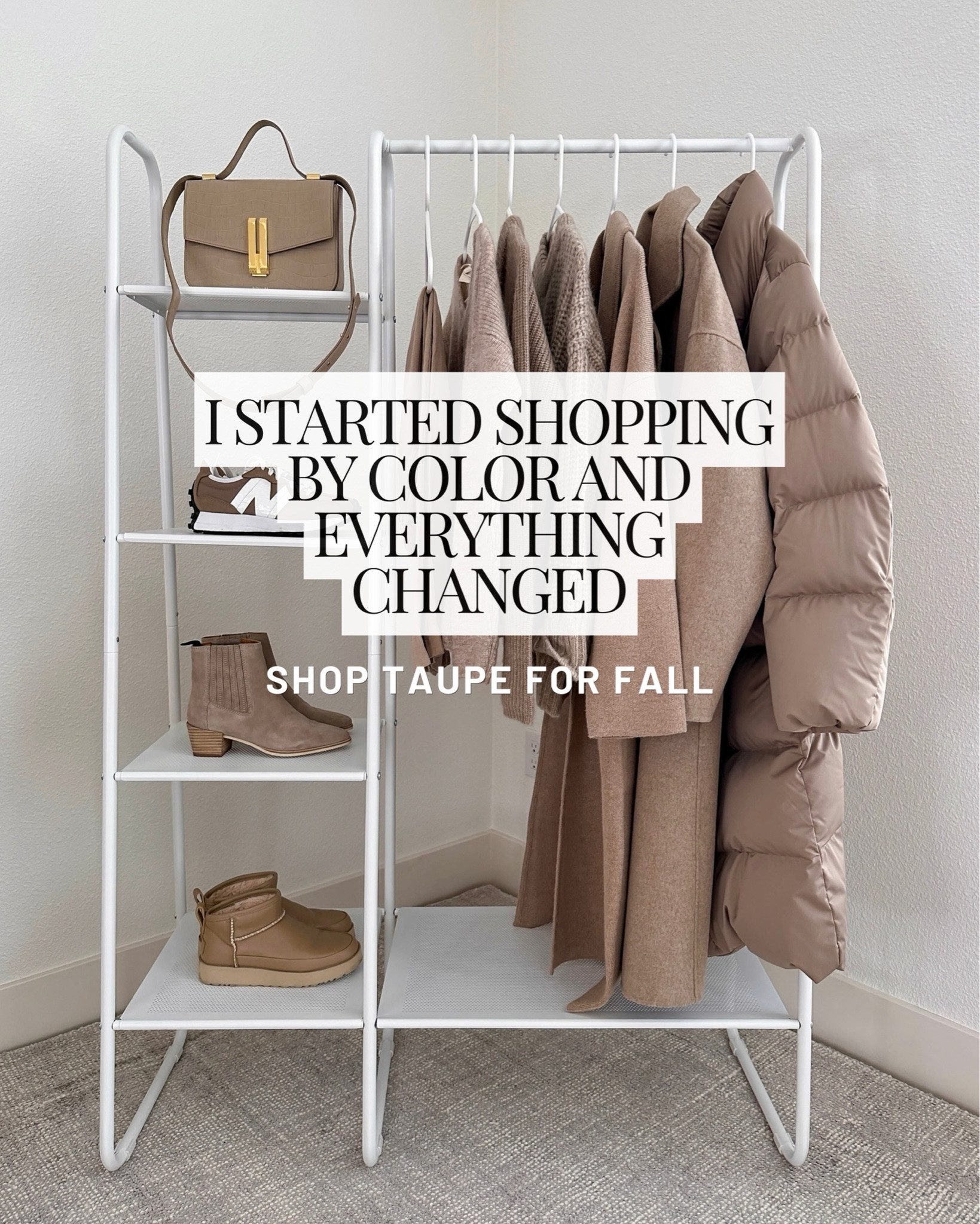 I started shopping by color and everything changed. Taupe works so well with my wardrobe and is such a good color for fall, so here are some pieces I’d add.

Varley rolled cuff pants xs 26” inseam
Quince bucket bag small
Varley orlen jacket xxs - size down
Jamie Haller loafers 35
Cuyana small easy tote in stone
Varley noa club hat
Nike sneakers 6
Quince penelope tote

#LTKmomlife #LTKPetite #LTKOver40