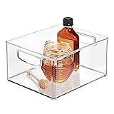 iDesign Linus Plastic Storage Bin with Handles for Kitchen, Fridge, Freezer, Pantry, and Cabinet Org | Amazon (US)
