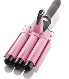Alure Three Barrel Curling Iron Wand with LCD Temperature Display - 1 Inch Ceramic Tourmaline Triple | Amazon (US)