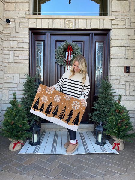 Holiday decor finds from Wayfair! So many beautiful pieces to decorate your home this Holiday season including a huge selection of doormats. #ad #Wayfair @Wayfair #DeckTheDoors 

Wayfair home, Wayfair find, Wayfair home, Wayfair, Holiday, Christmas, Christmas doormat, front porch, Christmas tree, 

#LTKCyberWeek #LTKSeasonal #LTKHoliday