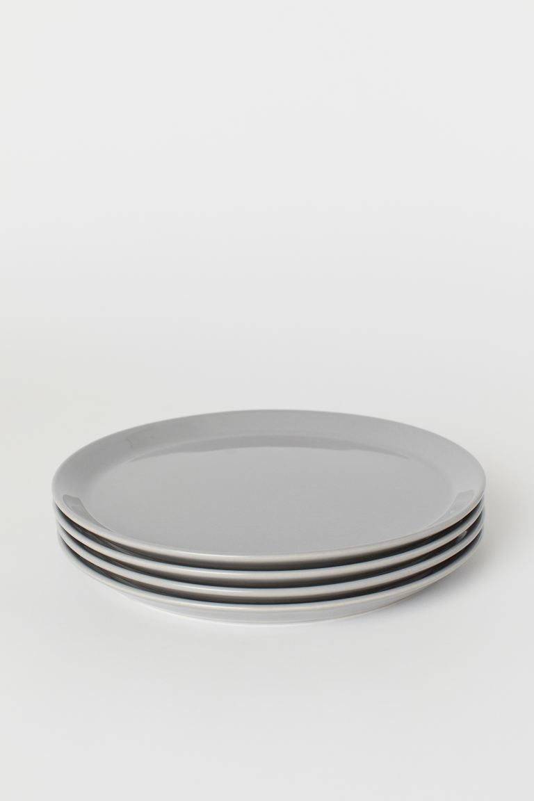 4-pack ceramic plates | H&M (UK, MY, IN, SG, PH, TW, HK)