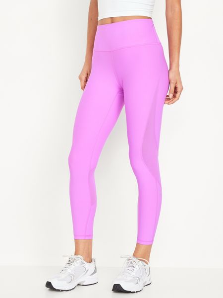 High-Waisted PowerSoft 7/8 Leggings | Old Navy (US)