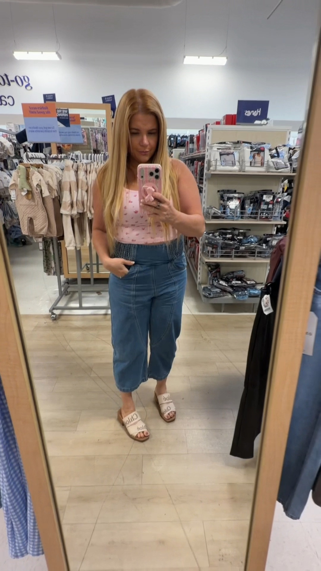 The denim skirt I didn’t expect to love this much 💙✨

Some pieces just make getting dressed so easy… and this outfit is definitely one of them.

I’m in love with this high-waisted denim wide leg jeans…it’s flattering, comfortable, and gives that effortlessly put-together look with minimal effort. Paired with this sweet floral tank (built in bra for the win 🩷), it’s the perfect outfit for everything from errands to lunch dates and weekend shopping.

These are the kinds of pieces I know I’ll keep wearing on repeat because they’re timeless, easy to style, and perfect for real life.

✨ Flattering high-waisted fit
✨ Comfortable enough for all-day wear
✨ Easy to dress up or down
✨ Perfect for transitioning into fall with a cardigan or denim jacket

If you’re building a wardrobe you’ll actually wear, these are pieces worth grabbing.

Everything is linked in my LTK. 🤍

XOXO,
Ana Randall 💗

#LTKmomlife #LTKootd #LTKOver40