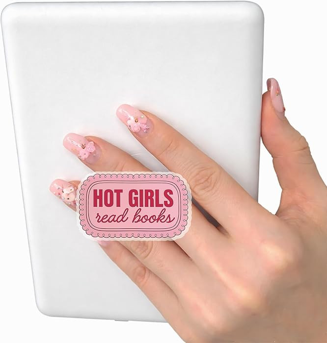 HOT Girls Read Books Phone Grip, for Kindle E-Readers and Smartphones, Foldable and Rotating Kind... | Amazon (US)