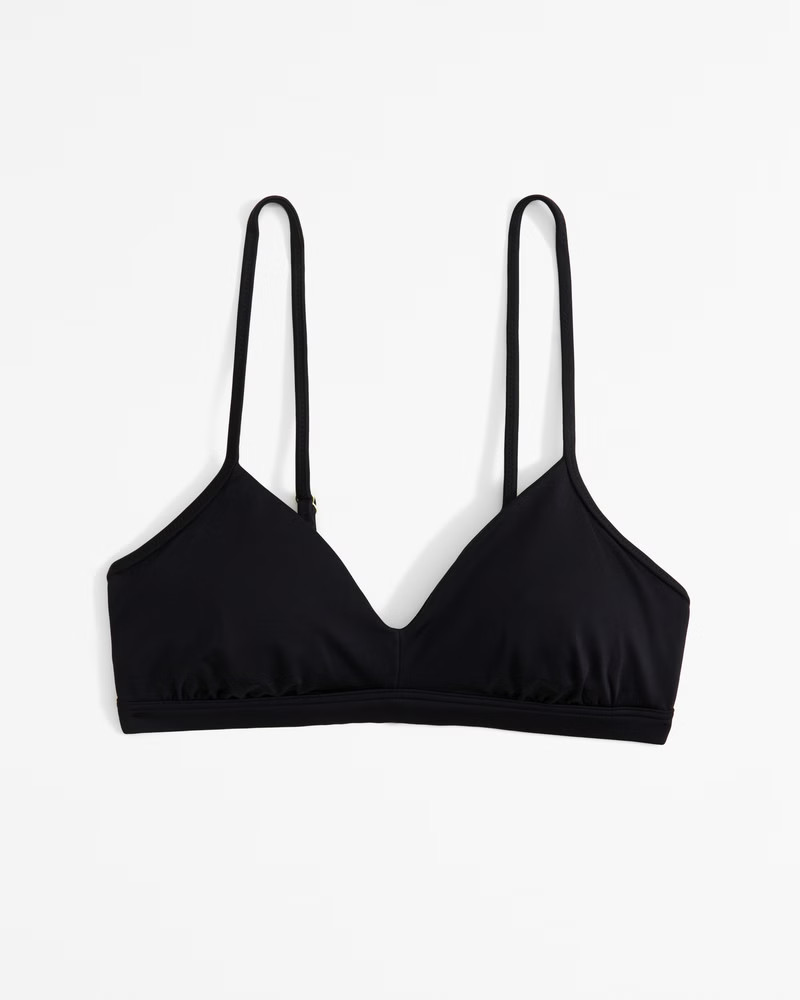 Abercrombie & Fitch Women's Satin Bralette in Black - Size XS | Abercrombie & Fitch (US)