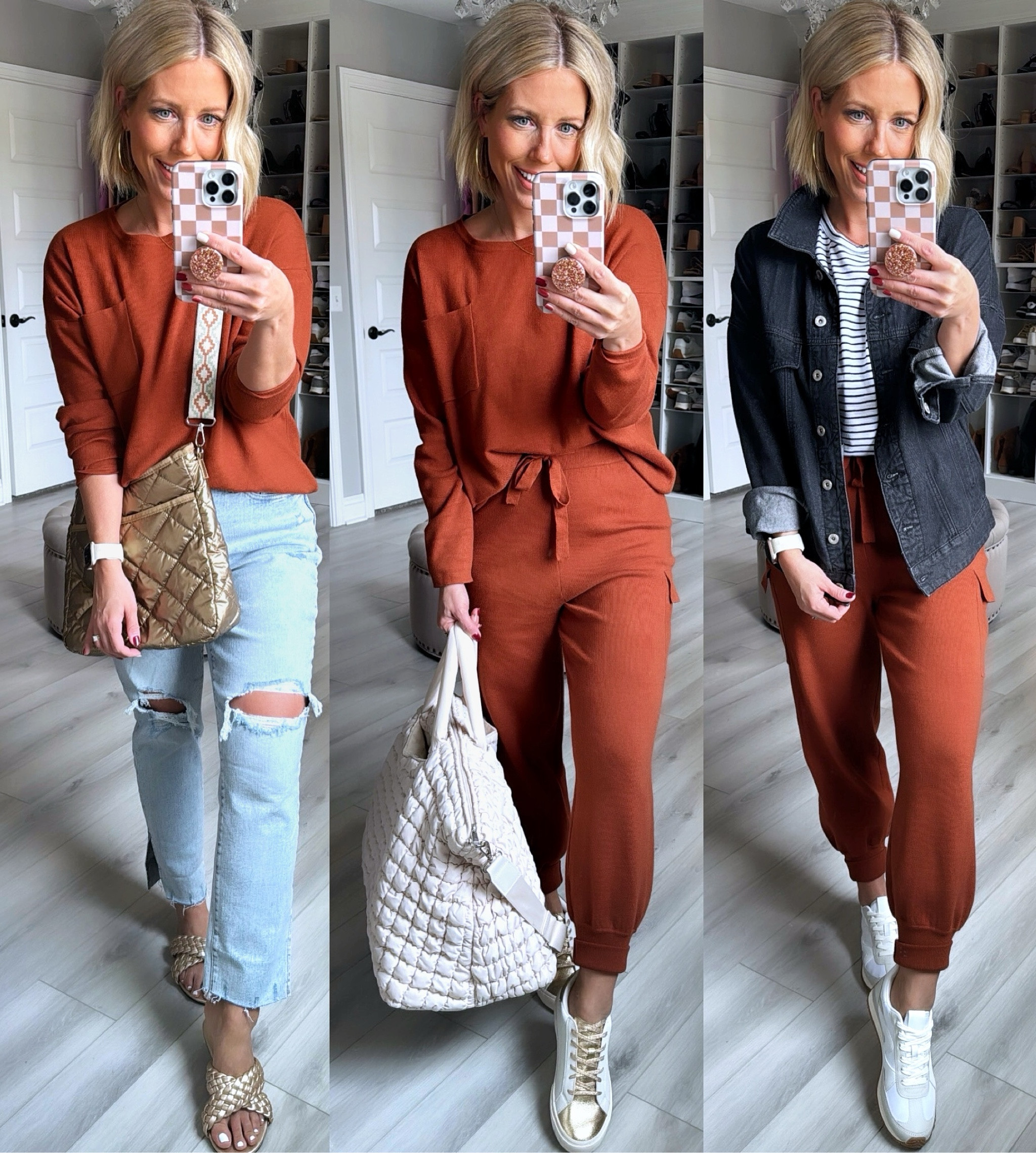 I absolutely love this @amazon set this time of year because it’s not super heavy but still a warm knit material!!! It comes in several colors and can be worn so many different ways!!! 
⬇️⬇️⬇️
Set size small
Jeans size 4 regular length 
Tee and jacket size small 

#LTKover40 #LTKfindsunder50 #LTKstyletip