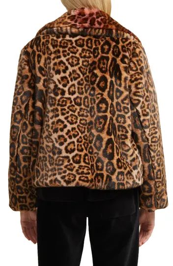 Analia Leopard Faux Fur Jacket | Nordstrom Rack