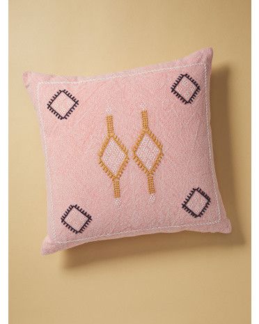 20x20 Cactus Geometric Embroidered Pillow | HomeGoods