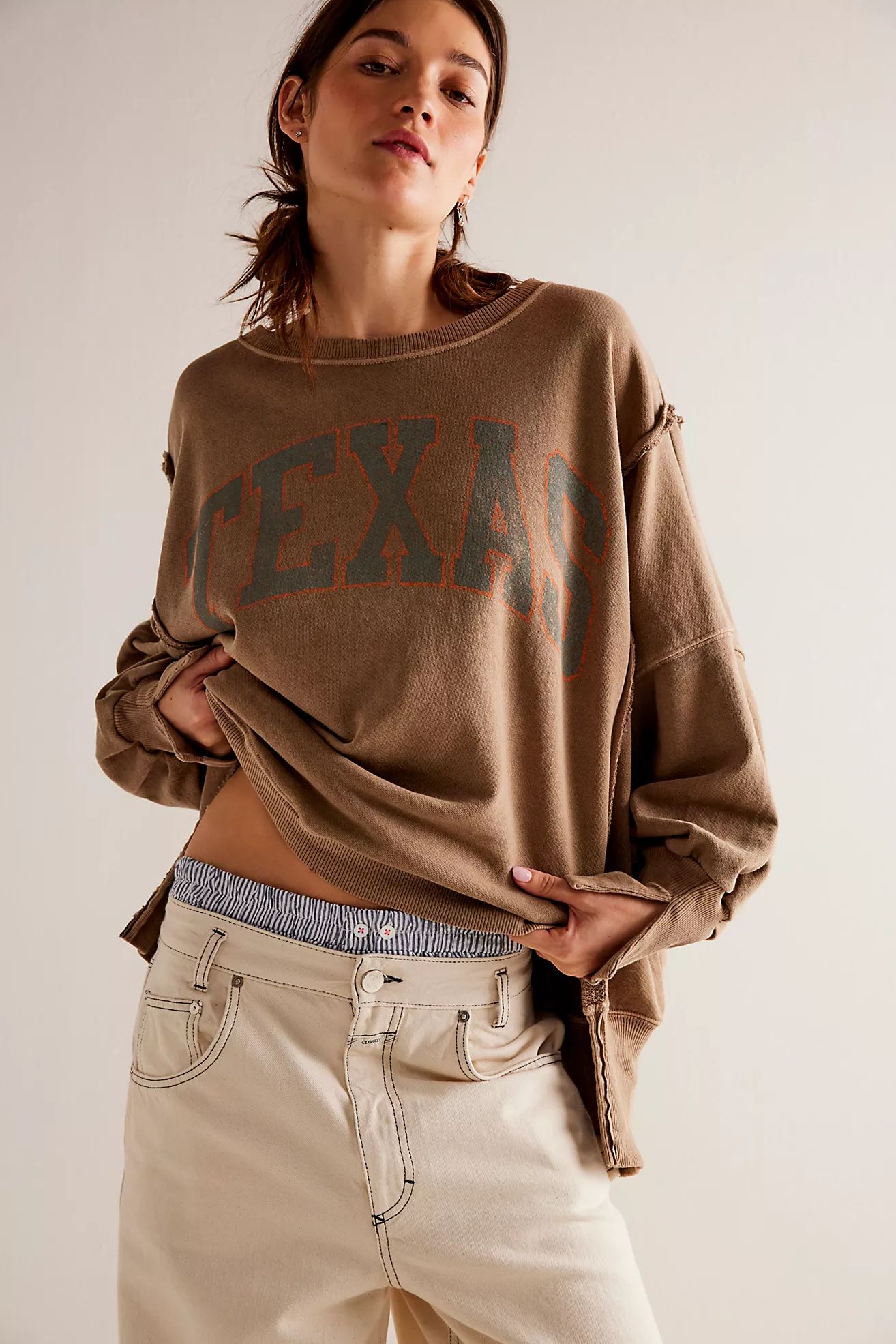 We The Free Graphic Camden Pullover | Free People (Global - UK&FR Excluded)