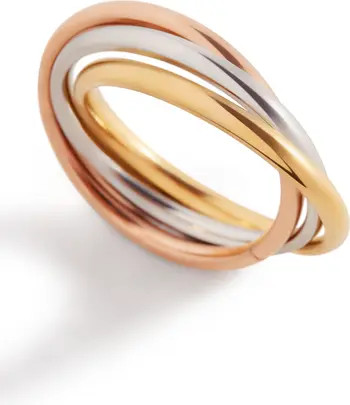 Dainty Interlocking Fidget Ring | Nordstrom