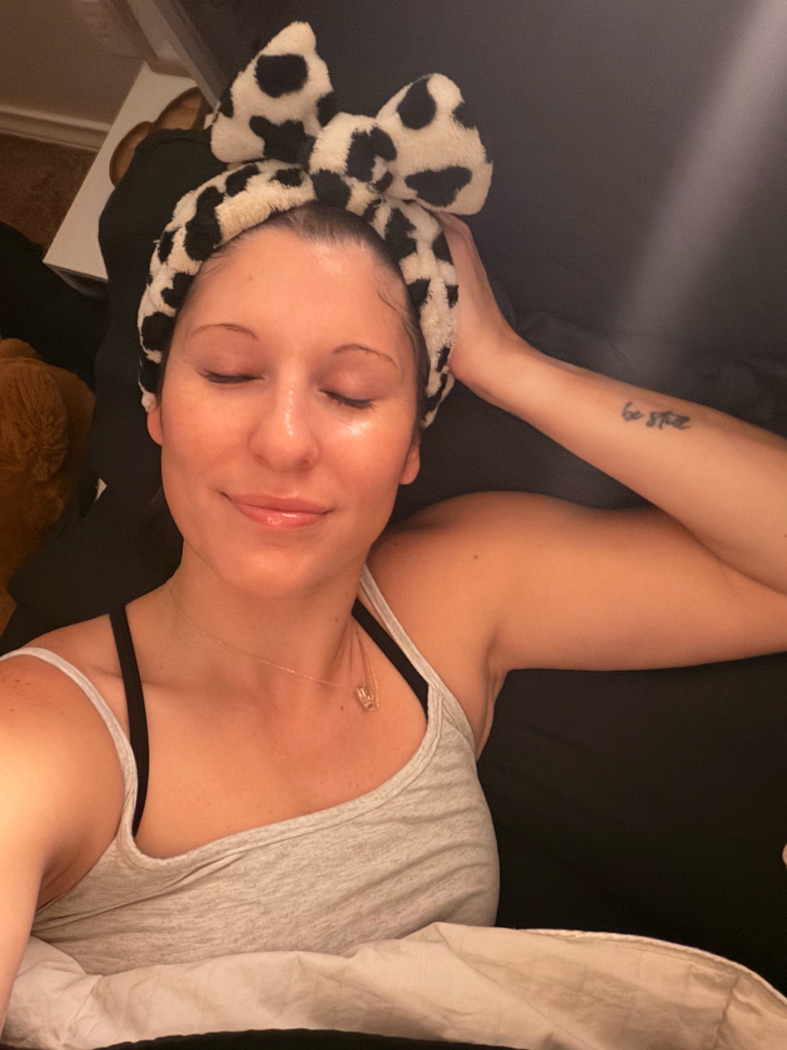 Going to bed looking like plastic so we can wake up looking like 20 🤌🏼 fine, 30 😜 Everything I use as apart of my nighttime routine is linked below 👇🏼  linking my pjs too 🤍

#LTKselfcare #LTKdayinmylife #LTKBeauty