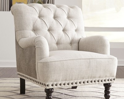 Tartonelle Accent Chair, Ivory/Taupe | Ashley Homestore