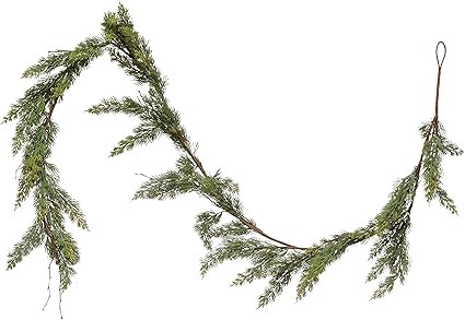 Creative Co-Op 84" L Faux Cedar Garlands, Multi | Amazon (US)