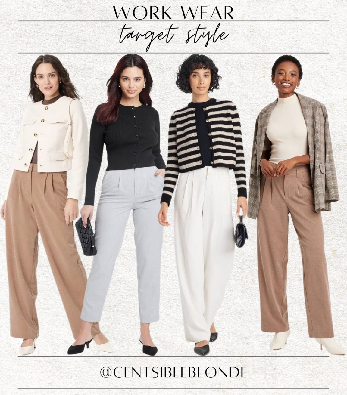 Workwear, work outfits, business casual, interview, meeting, dress pants, slacks, work pants, cardigan, layering shirt, undershirt, lady jacket, lady cardigan, church outfit, pointed toe heels, pointed toe shoes, slingbacks

#LTKShoeCrush #LTKFindsUnder50 #LTKWorkwear