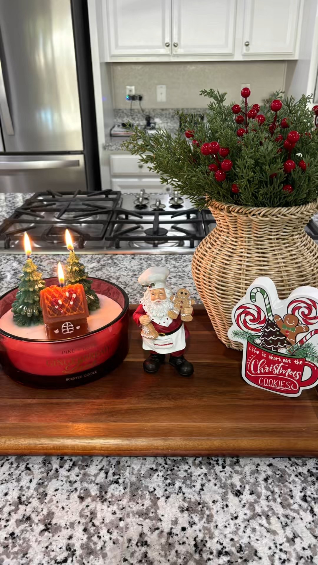 This sweet and cozy gingerbread-themed Christmas tray brings all the holiday charm! 🍪🎄 I styled it with a mix of budget-friendly finds from Amazon, Walmart, Burlington, and Hobby Lobby — featuring a gingerbread-scented candle, festive greenery, and the cutest Santa accent. Perfect for your kitchen counter or coffee bar!

🛒 Shop the look and recreate this cozy setup on my LTK!
#LTKhome #LTKholiday #WalmartFinds #AmazonHome #HobbyLobbyFinds #BurlingtonFinds #ChristmasTray #HolidayHomeDecor #CozyChristmas #BudgetFriendlyDecor #ClassicallyChristensen


#LTKHome #LTKSeasonal #LTKHoliday