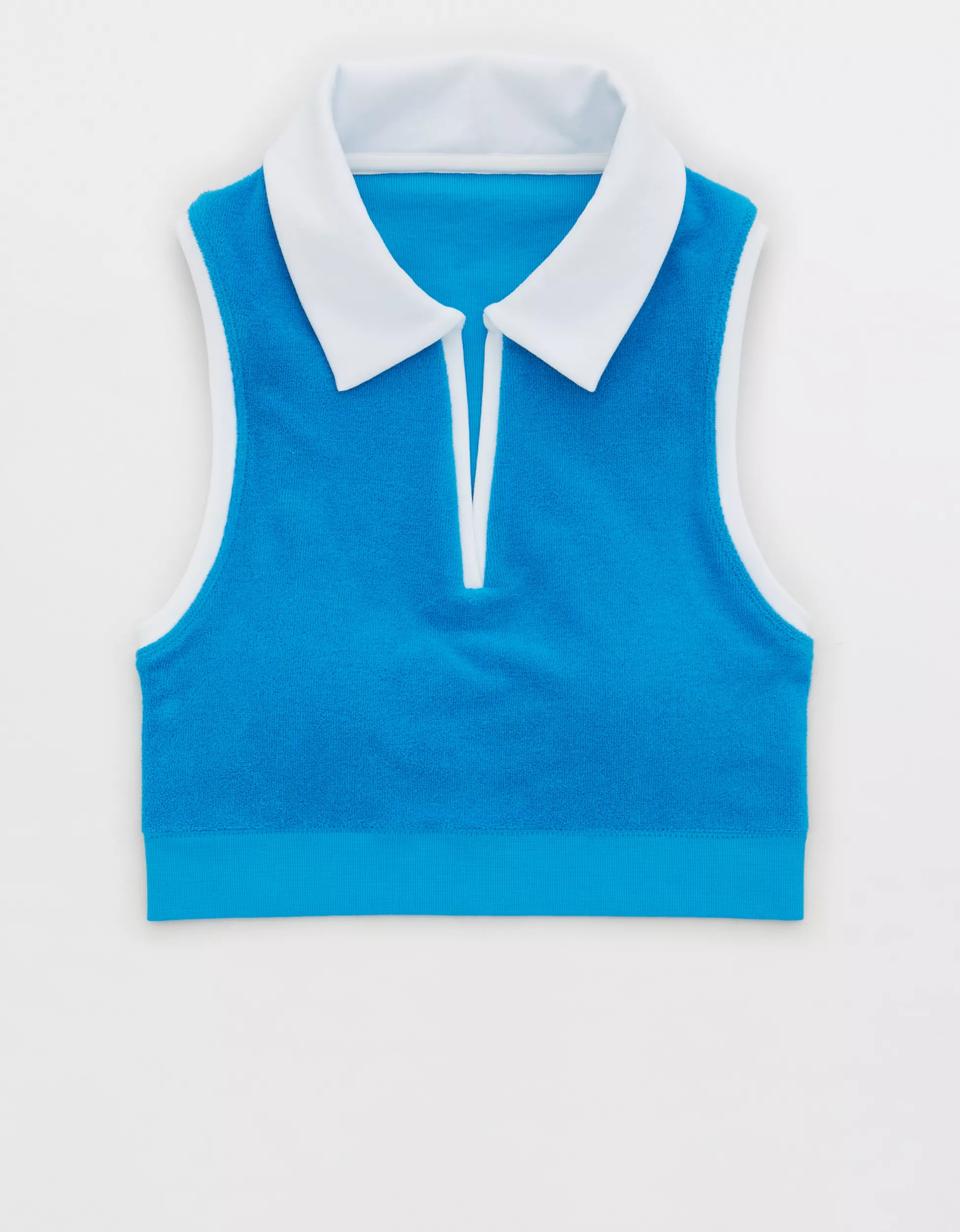 OFFLINE By Aerie Hole-In-One Terry Polo Sports Bra | Aerie