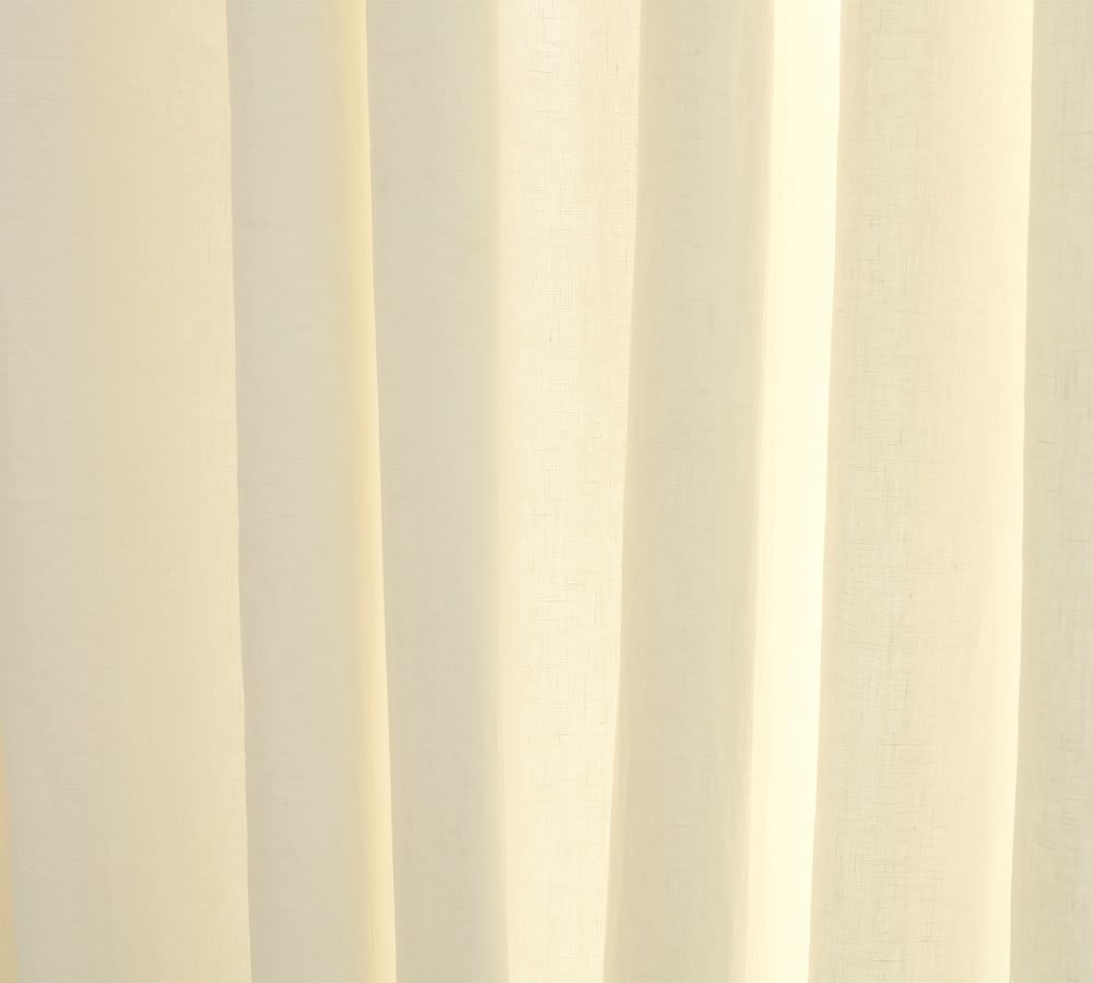 Belgian Flax Linen Curtain | Pottery Barn (US)