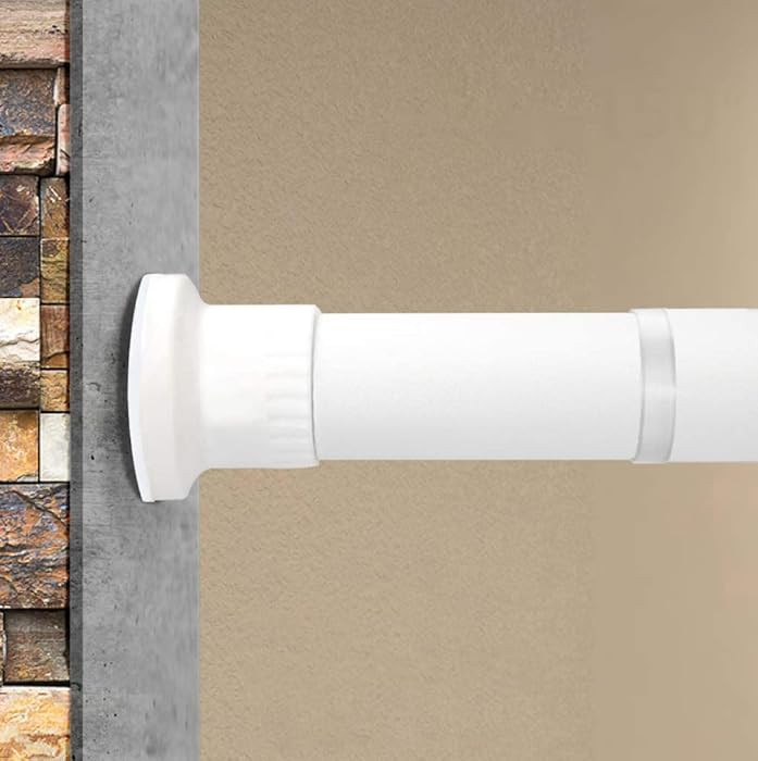 ASHLEYRIVER Room Divider Tension Curtain Rod,Tension Shower Window Curtain Rod,No Drilling,Very S... | Amazon (US)