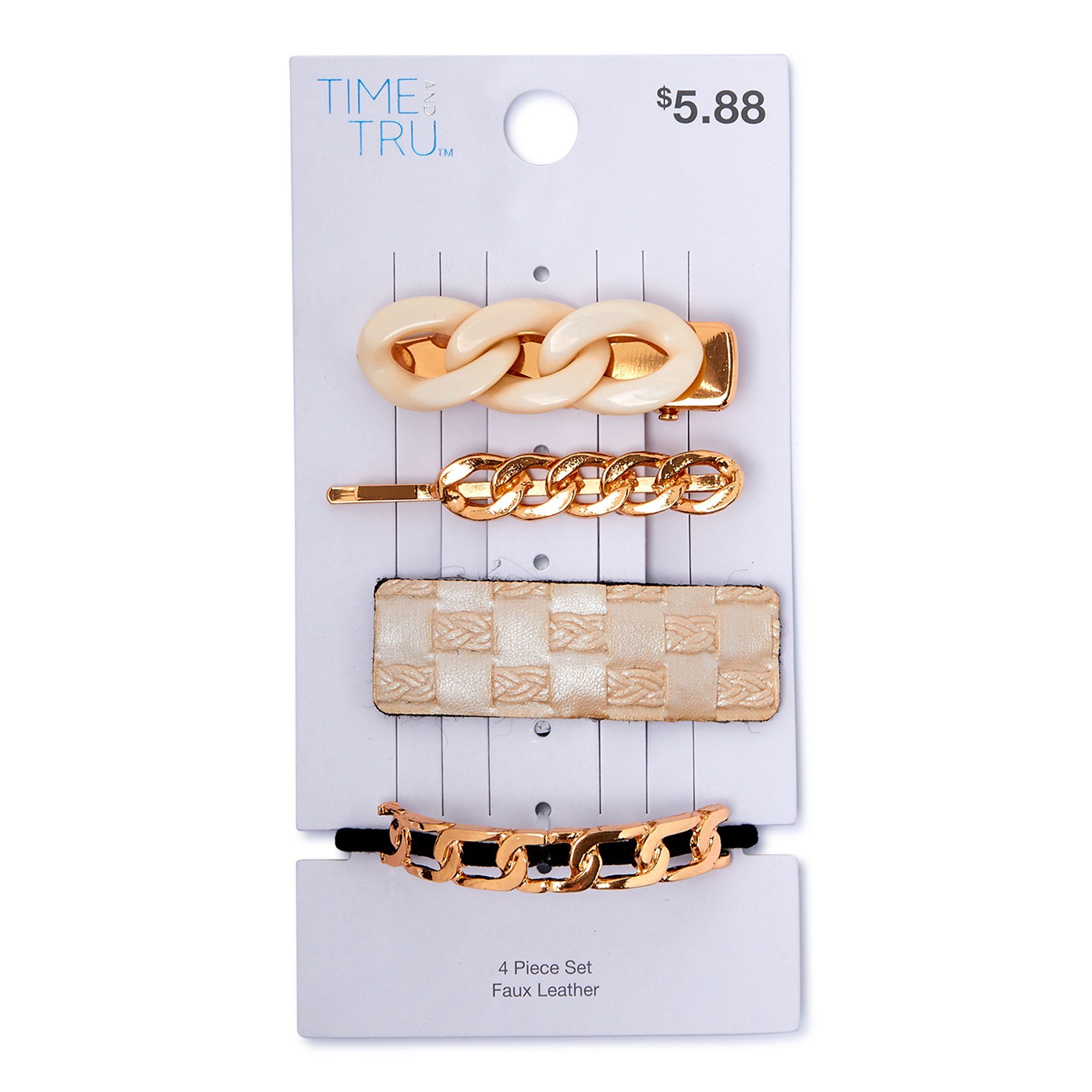 Time and Tru Hair Clips, 5-Pack | Walmart (US)