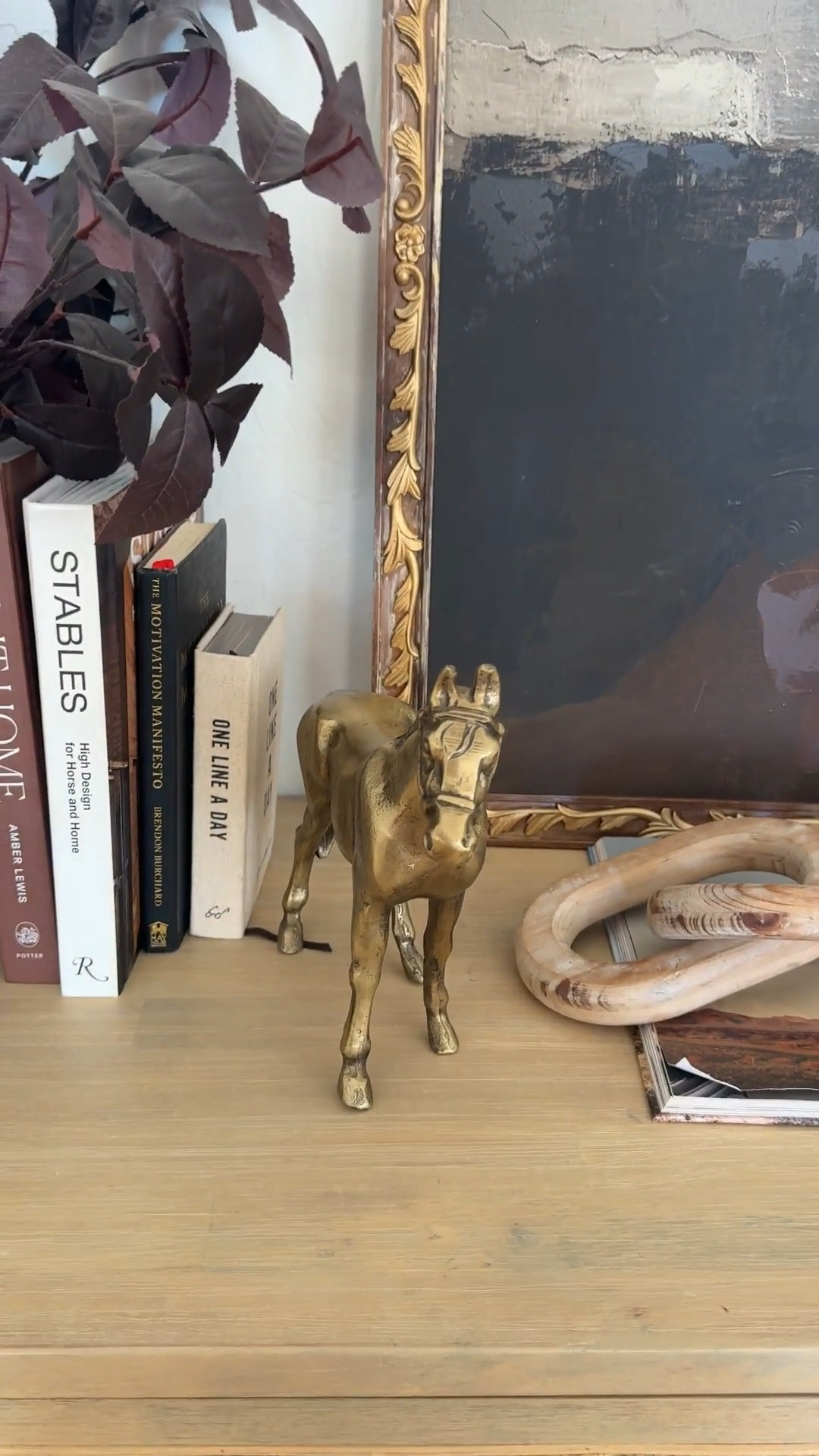New brass horse from @Target / gots perfectly into my home decor! 

Home finds, fall decor, seasonal, target finds, Nicky schmaderer 

#LTKHome #LTKSeasonal #LTKdayinmylife