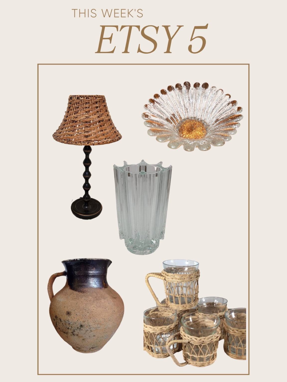 this week’s vintage finds from Etsy 🤎 

#LTKhome