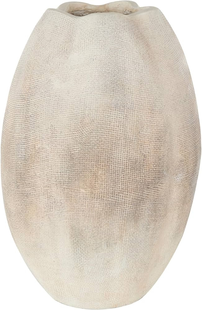 Deco 79 Magnesium Oxide Decorative Vase Antique Centerpiece Vase with Checkered Patterns, Flower ... | Amazon (US)