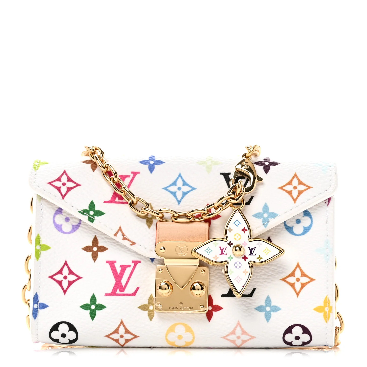 LV X TM Monogram Multicolor Pouch Metis Belt White | FASHIONPHILE (US)