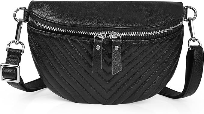 befen Geniune Leather Small Sling Bags Fanny Pack Crossbody Bags Purses Gifts for Women Teen Girl... | Amazon (US)