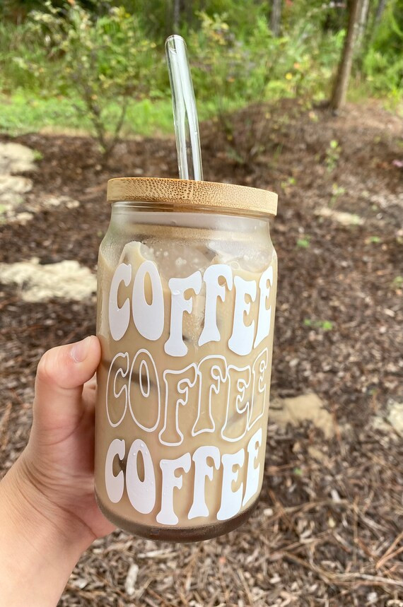 Beer Can Glass Coffee / Iced Coffee Glass / Coffee Coffee | Etsy | Etsy (US)
