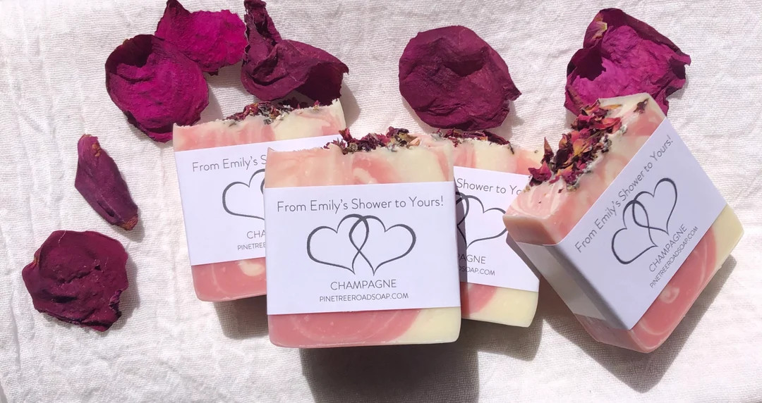 Champagne Wedding Favors | Champagne Bridal Shower Favors | Soap Favors | Wedding Shower Favors |... | Etsy (US)