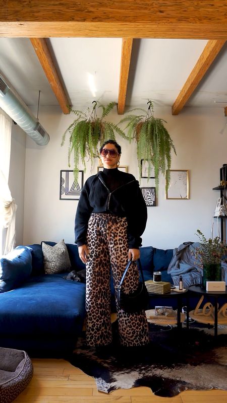Elevated casual way to style leopard pants 

#LTKVideo #LTKstyletip #LTKmidsize