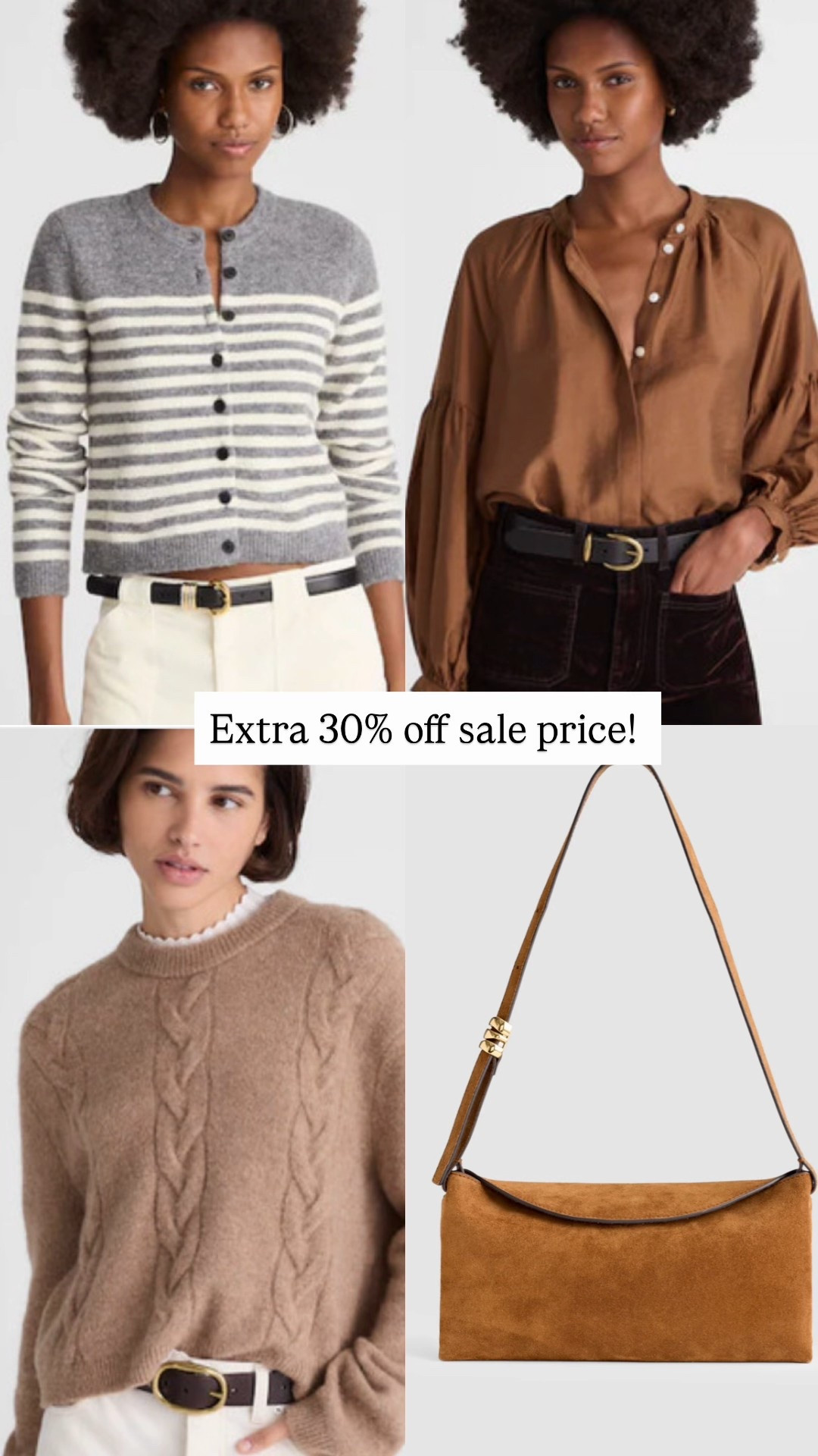 Madewell sale! 
Sale on sale!! 

EXTRA 30% off these sale items with code  LONGWKND￼

#LTKSeasonal #LTKSaleAlert #LTKOver40