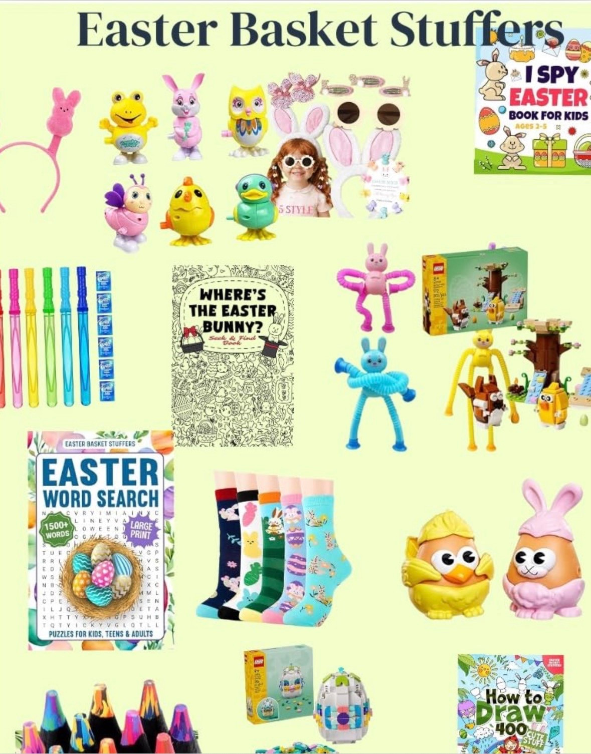 Easter basket stuffers that aren’t just candy.

Are you more of a candy basket family or a fun stuff basket family?

Follow me for daily finds + real life in between
Share this with someone building baskets soon 

easter basket stuffers | non candy easter basket ideas | easter basket fillers for kids | small easter gifts for boys and girls | easter books and toys for kids

#EasterBasketIdeas
#EasterBasketStuffers
#KidsGiftIdeas
#SpringFinds
#MomLifeShopping

#LTKKids #LTKSeasonal #LTKSaleAlert