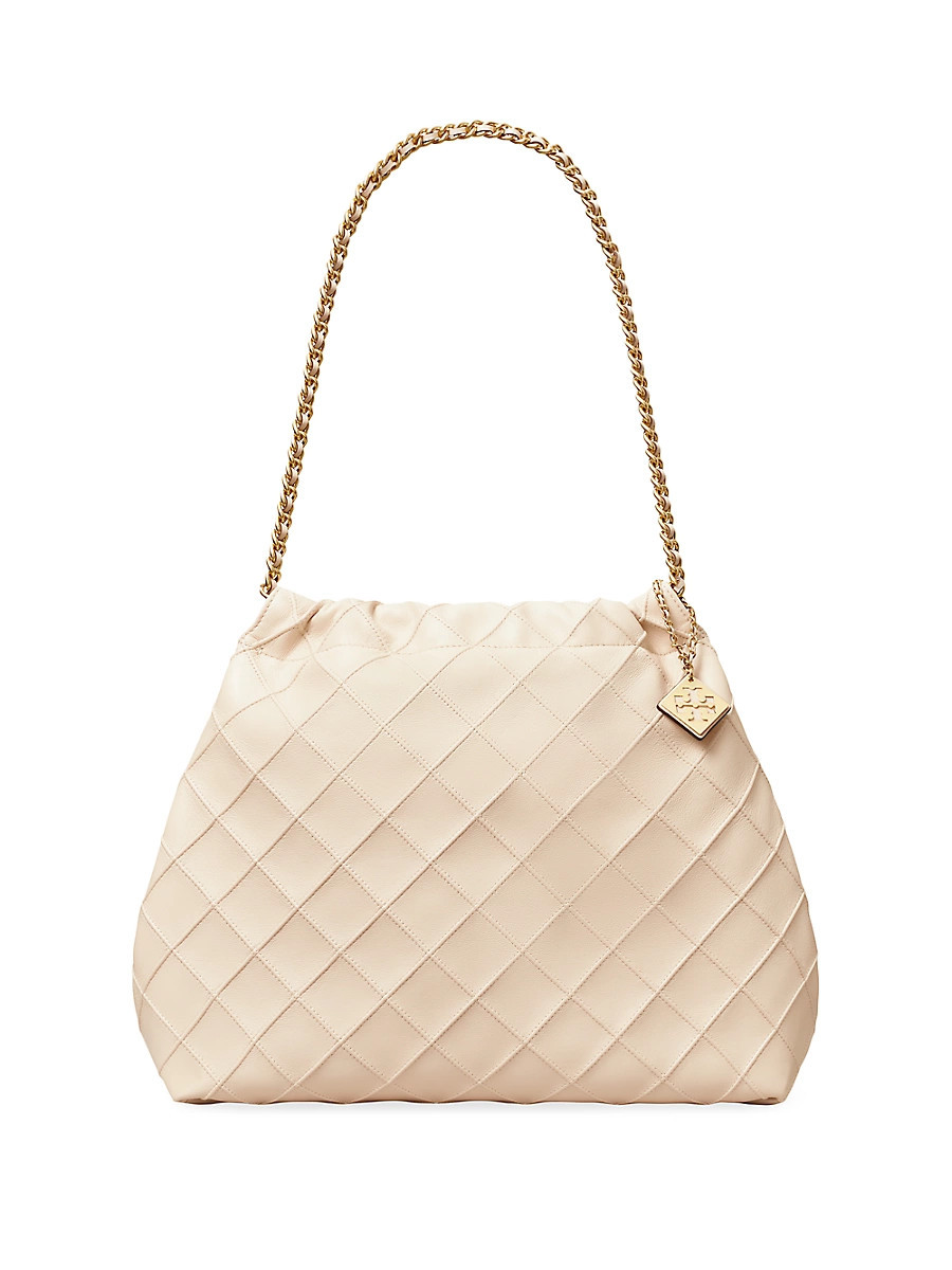 Women's Large Fleming Soft Leather Hobo Bag - New Cream | Saks Fifth Avenue