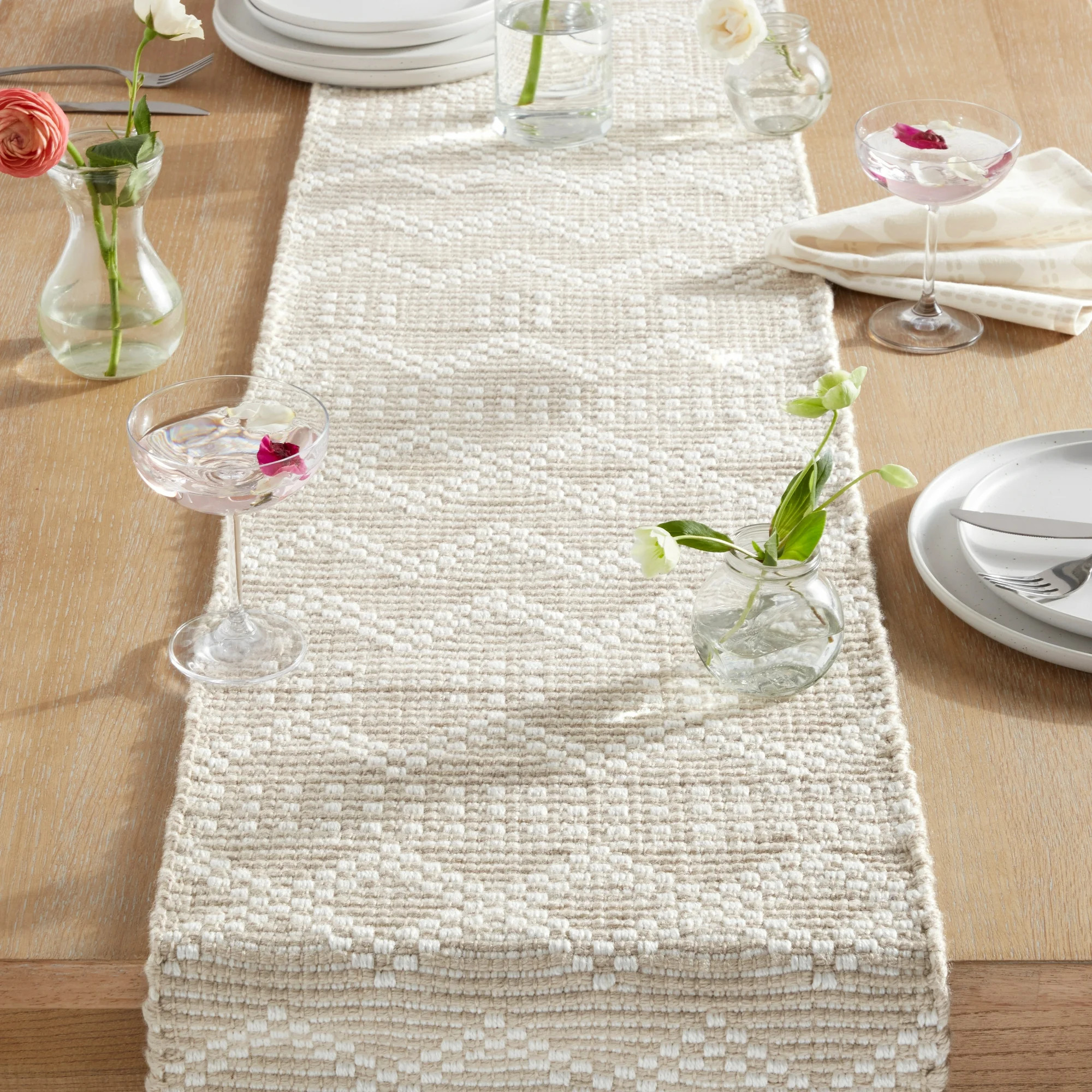 Better Homes & Garden Wisteria Runner, Papyrus Beige | Walmart (US)