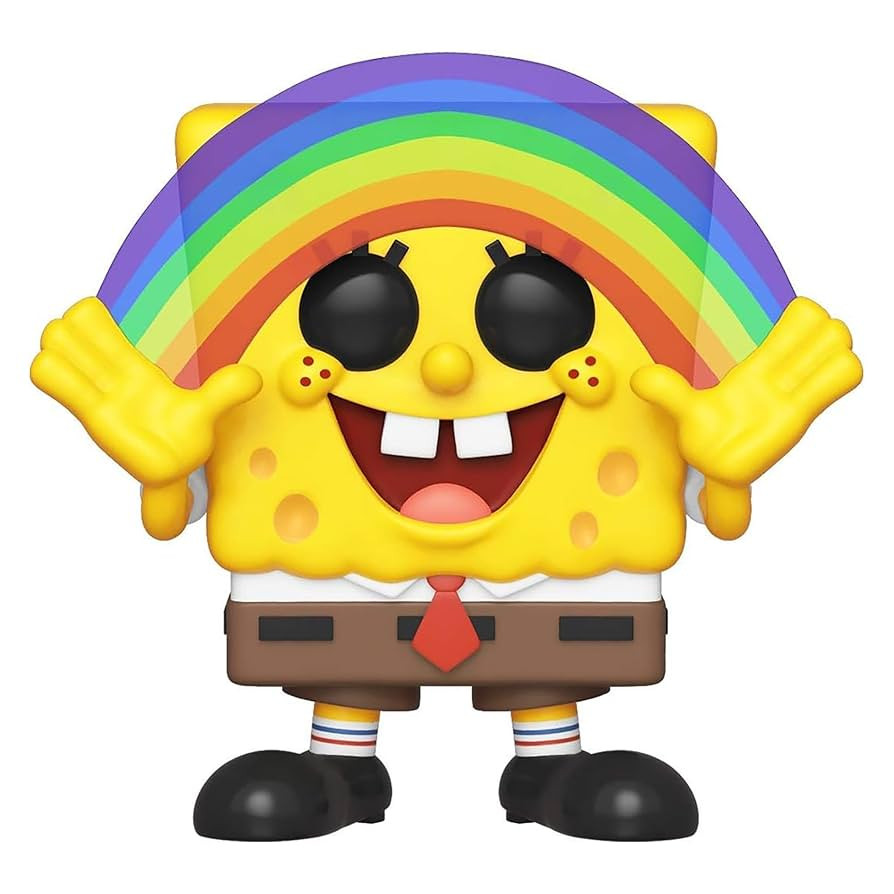 Funko Pop! Animation: Spongebob Squarepants - Spongebob Rainbow | Amazon (US)