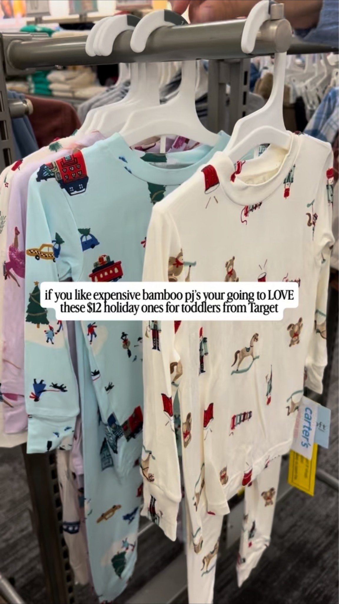 If you like expensive bamboo pjs your going to LOVE these $12 holiday ones for toddlers from Target