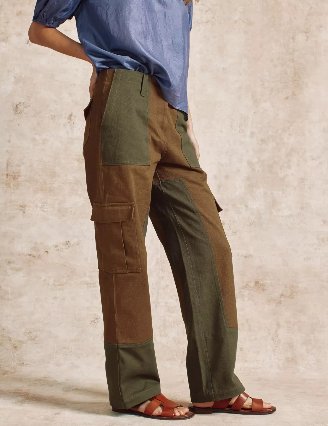 Practically Perfect Cargo Trousers - Tan | Penelope Chilvers