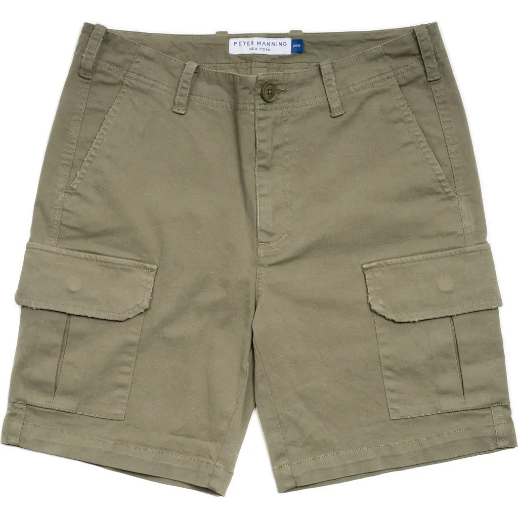 Peter Manning Cargo Shorts in Olive at Nordstrom, Size 367 | Nordstrom