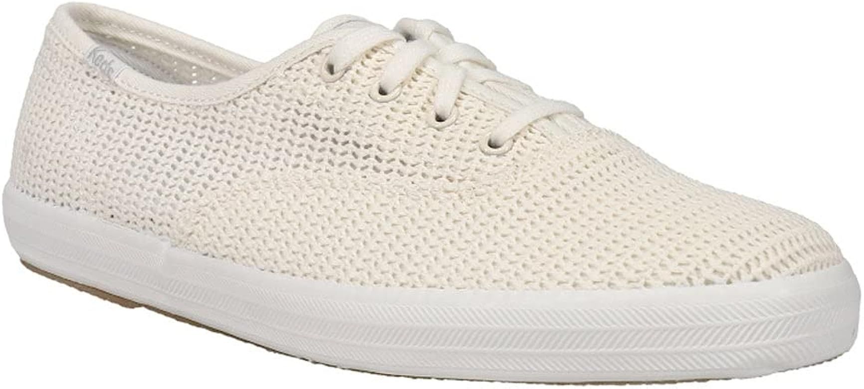 Keds Womens Champion Organic Cotton Sneakers Shoes Casual - White | Amazon (US)