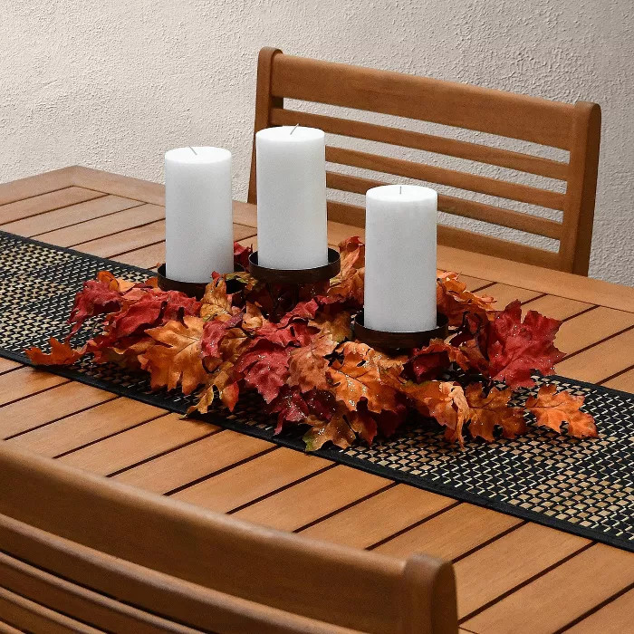 22" Maple Leaf Candleholder - National Tree Company | Target