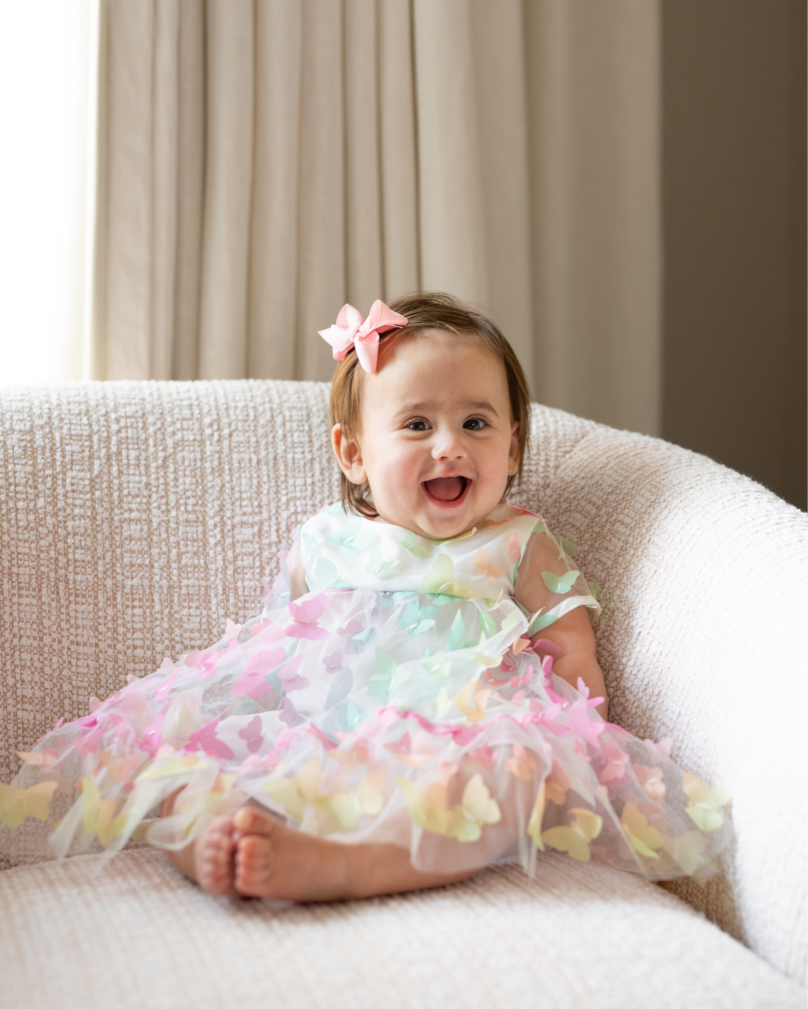 Happy 6 months, Lily girl!!! You make life so much fun, just like this sweet butterfly dress🥹🦋🩷Linked infant, toddler and girl sizes! #baby #6months #dress #summerdress 

#LTKkids #LTKbaby #LTKfamily