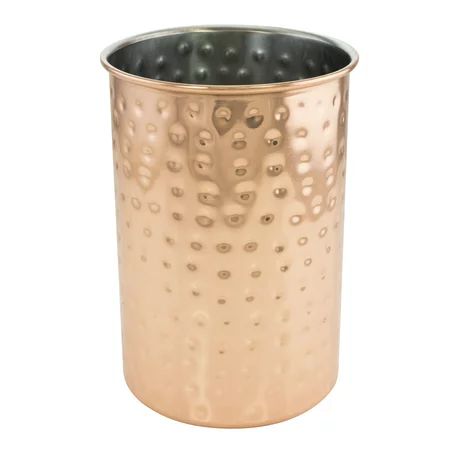 Copper Hammered Utensil Crock | Walmart (US)