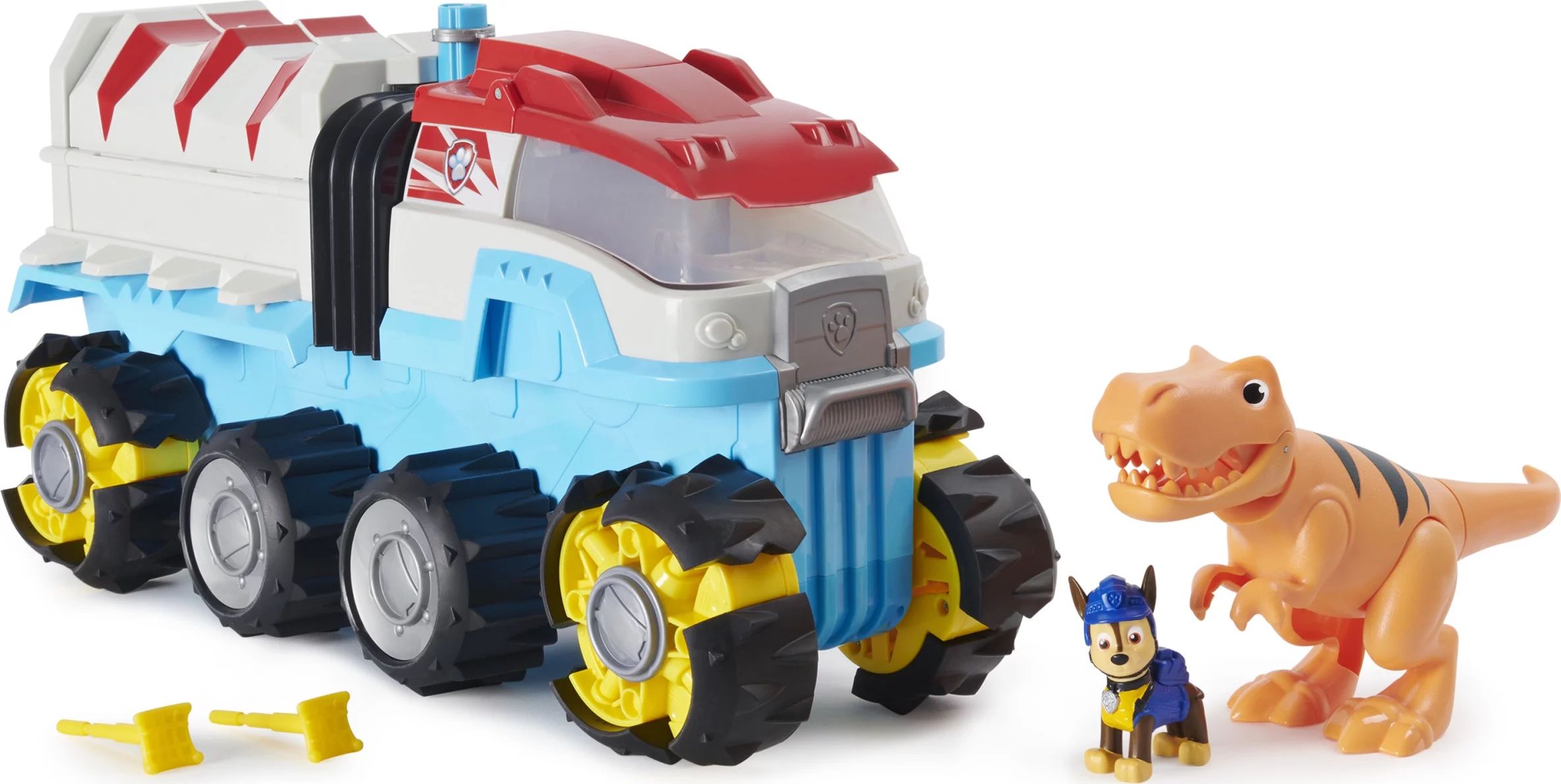 Paw Patrol, Dino Rescue Dino Patroller Motorized Team Vehicle with Exclusive Chase and T. Rex Toy... | Walmart (US)