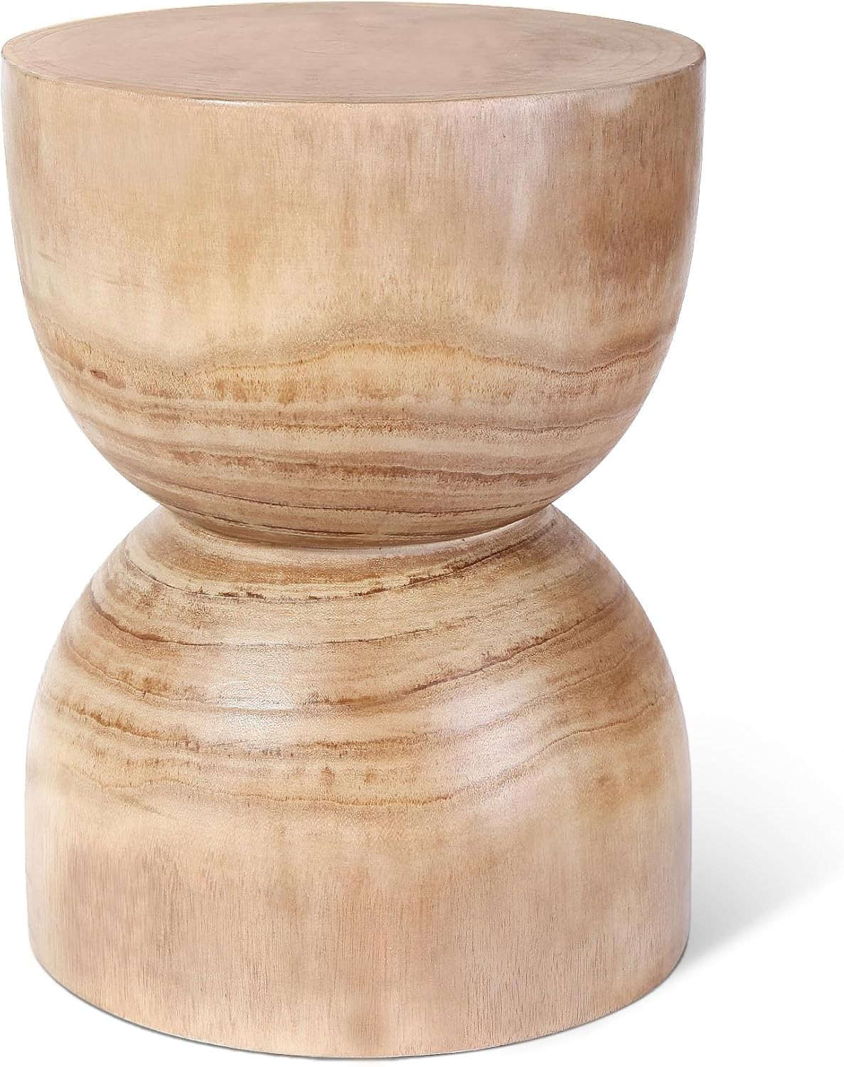 Athaliah Wooden Tree Stump Stool， 15.8" Hand Carved Rustic Wooden End Tables, Natural Tree Stum... | Amazon (US)