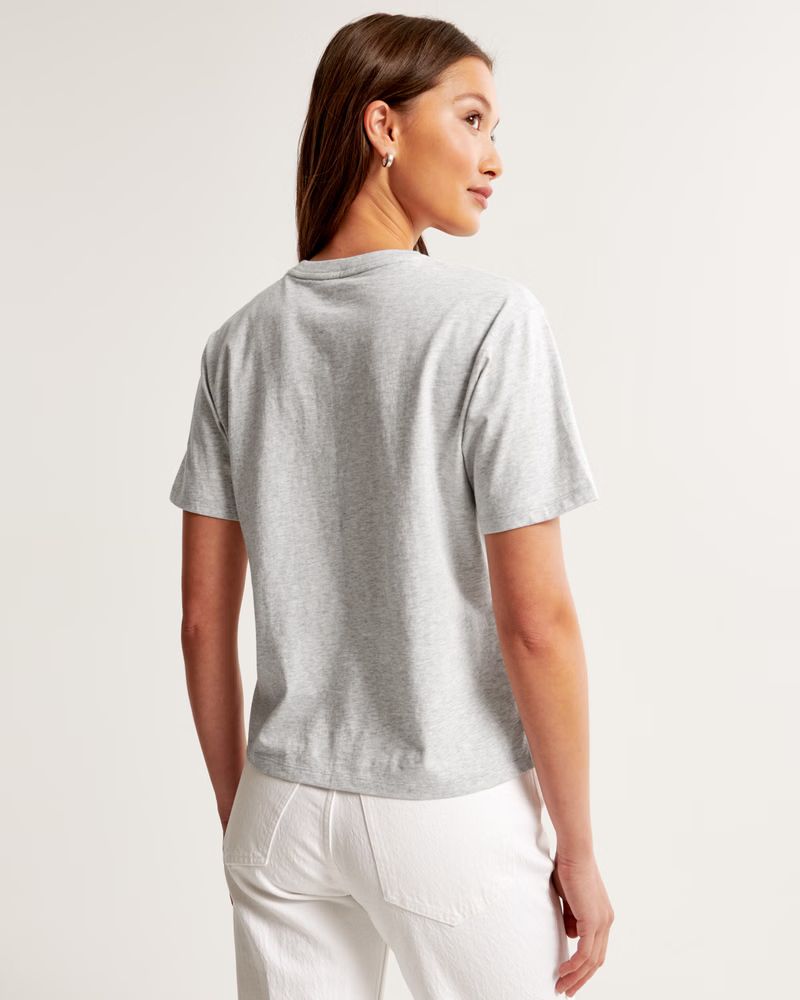 Essential Premium Polished Relaxed Tee | Abercrombie & Fitch (US)